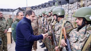 The Chairman of the Investigative Committee Artur Poghosyan with RA Minister of Defense Suren Papikyan Visited Southeastern Border Zone of the Republic